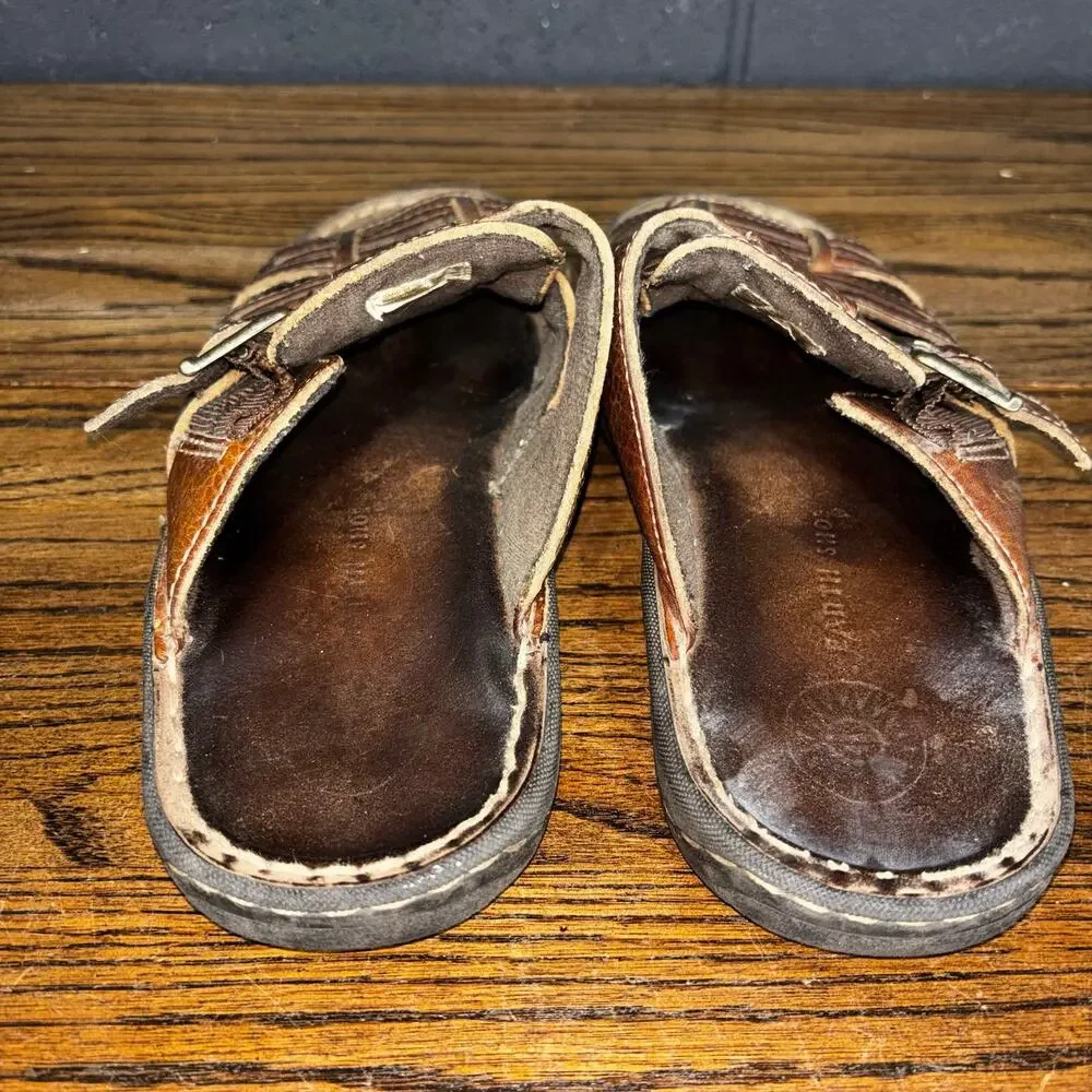 Earth rubber sandals flexible